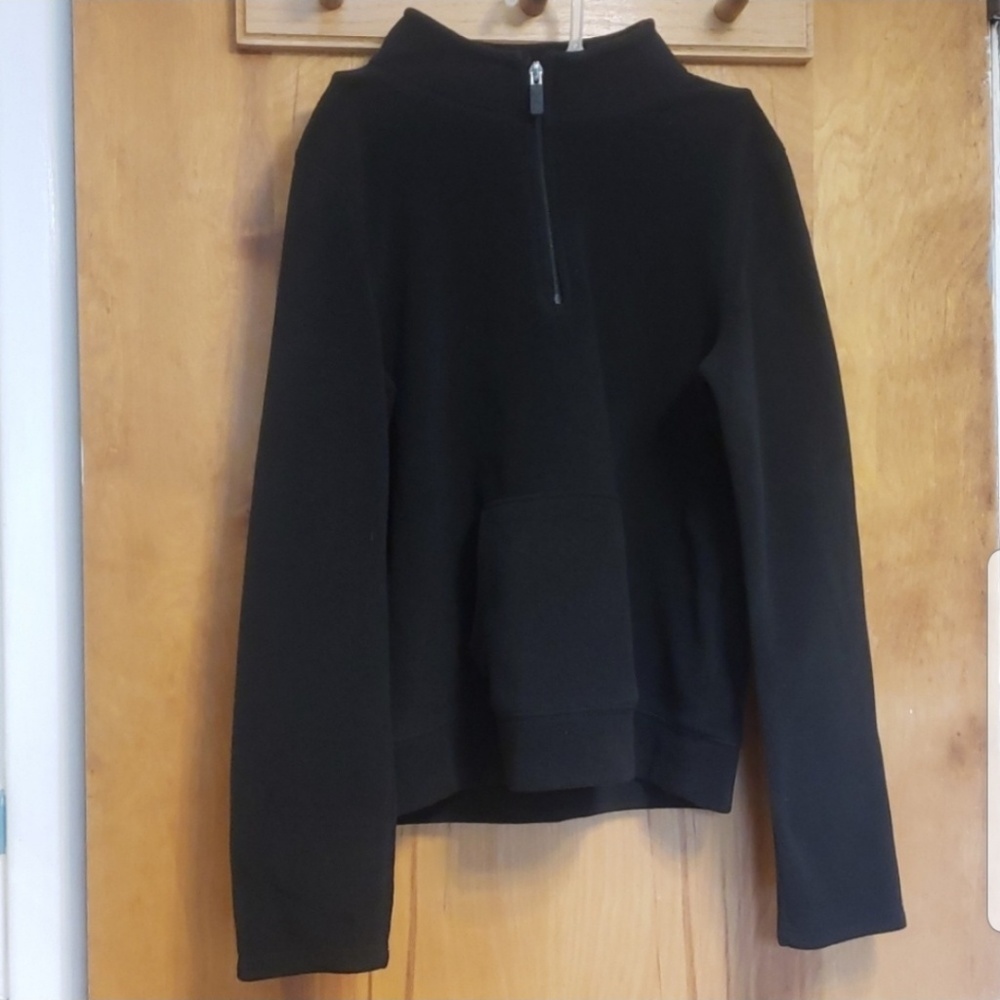 Danskin Now Girls Black Fleece Pullover Sweatshirt